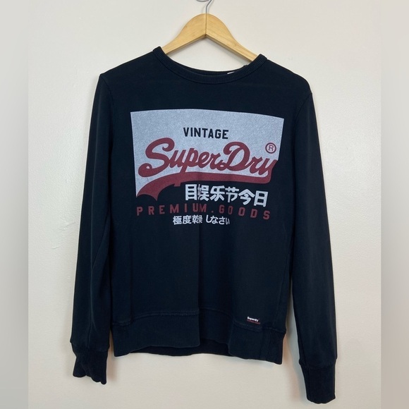 Superdry Vintage Logo Sweatshirt Crewneck - Picture 2 of 8